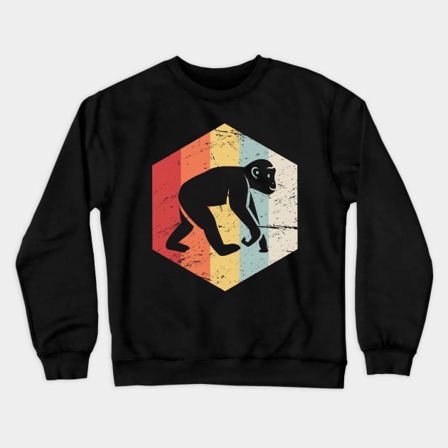 Retro 70s Monkey Crewneck Sweatshirt by MeatMan